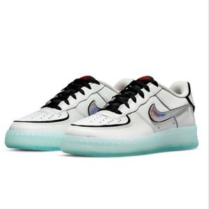 Nike Air Force 1 / 1 holographic aqua